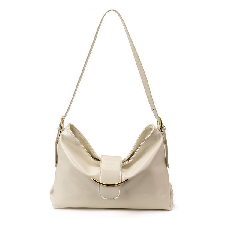 Women's PU Leather Soft Crescent Shoulder Bag view 3