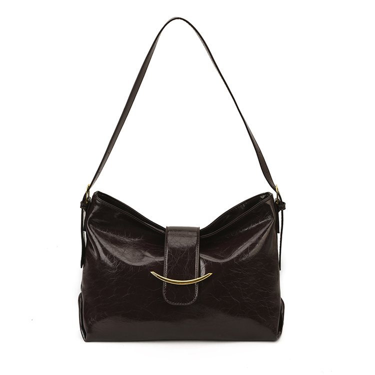 Women's PU Leather Soft Crescent Shoulder Bag view 6