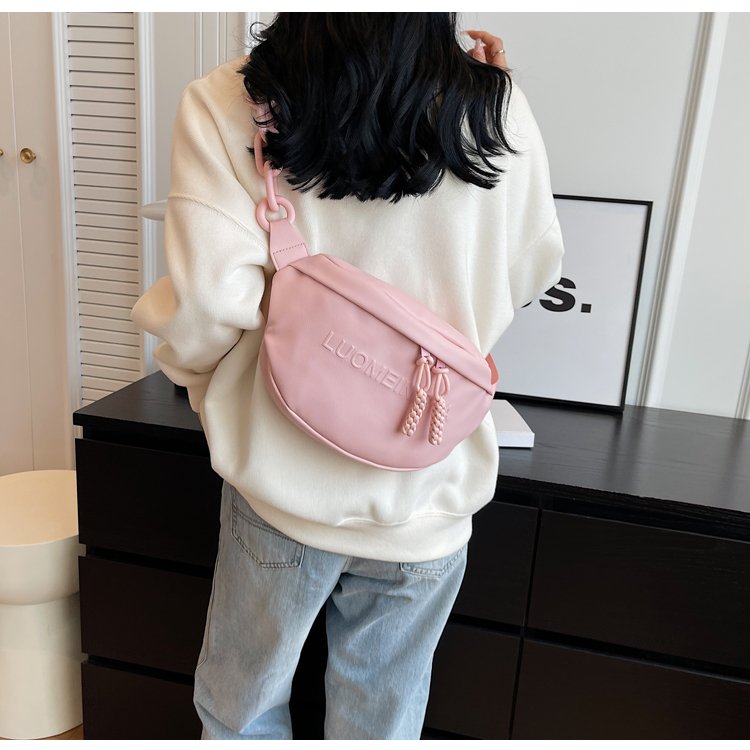 Women's PU Leather Soft Crescent Shoulder Bag detail 25