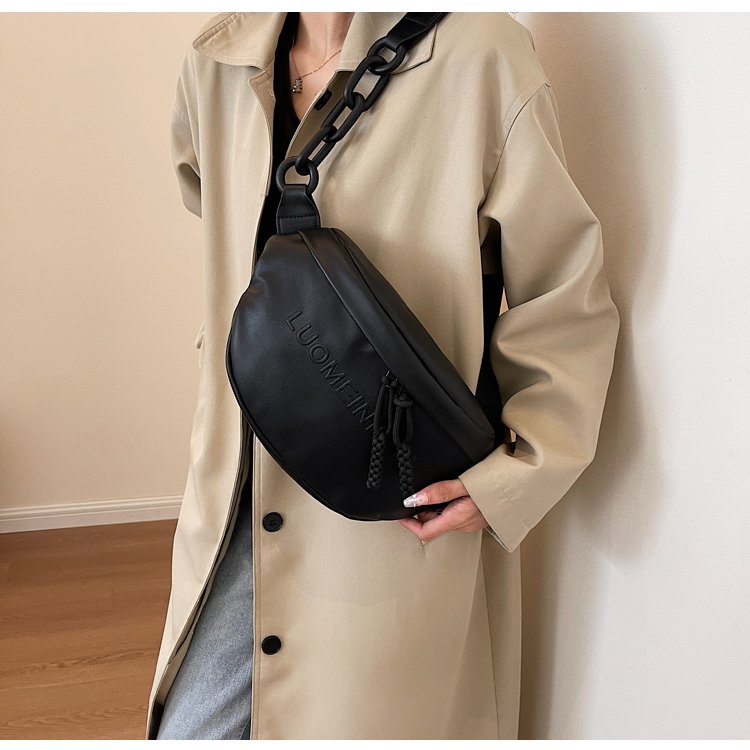 Women's PU Leather Soft Crescent Shoulder Bag detail 31