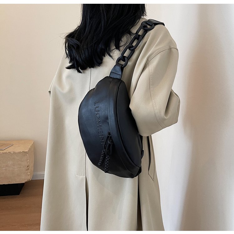 Women's PU Leather Soft Crescent Shoulder Bag detail 35