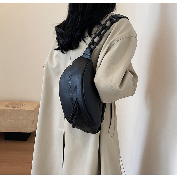 Women's PU Leather Soft Crescent Shoulder Bag detail 36