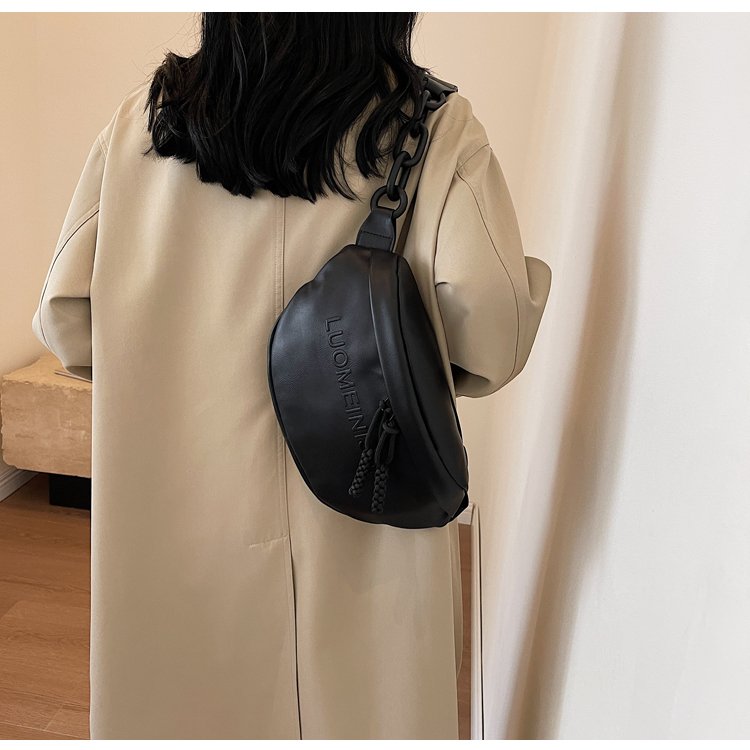 Women's PU Leather Soft Crescent Shoulder Bag detail 37