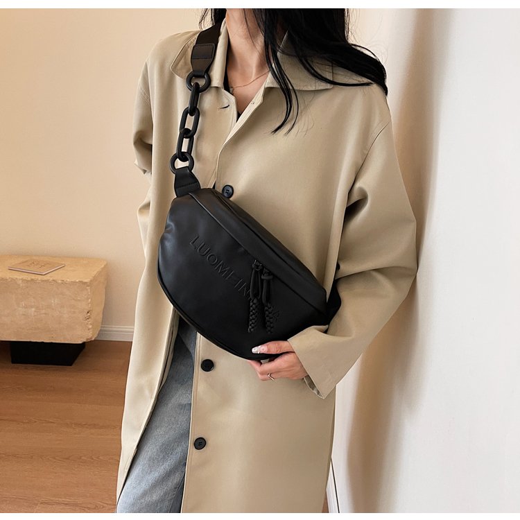 Women's PU Leather Soft Crescent Shoulder Bag detail 39