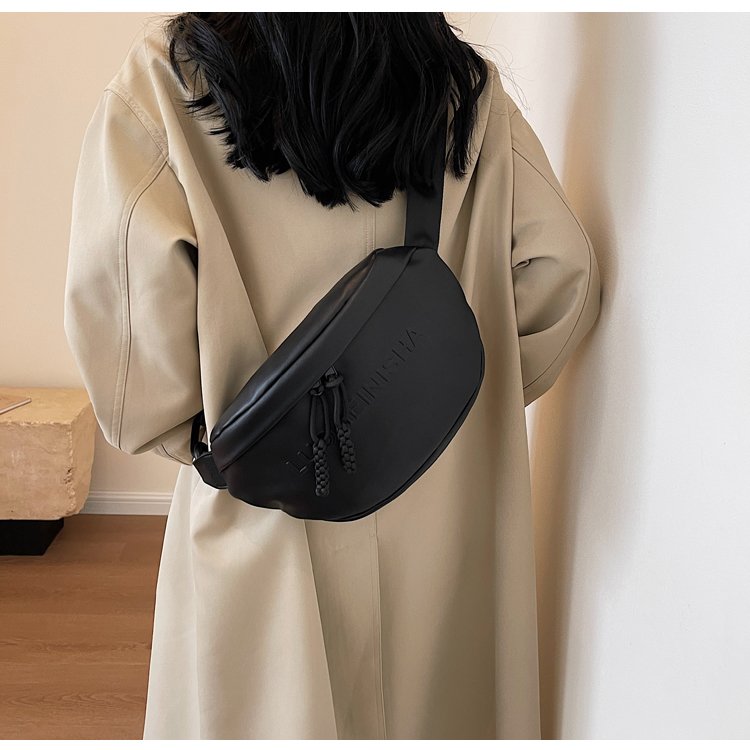 Women's PU Leather Soft Crescent Shoulder Bag detail 40