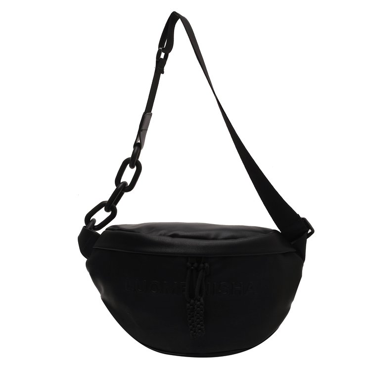 Women's PU Leather Soft Crescent Shoulder Bag view 4