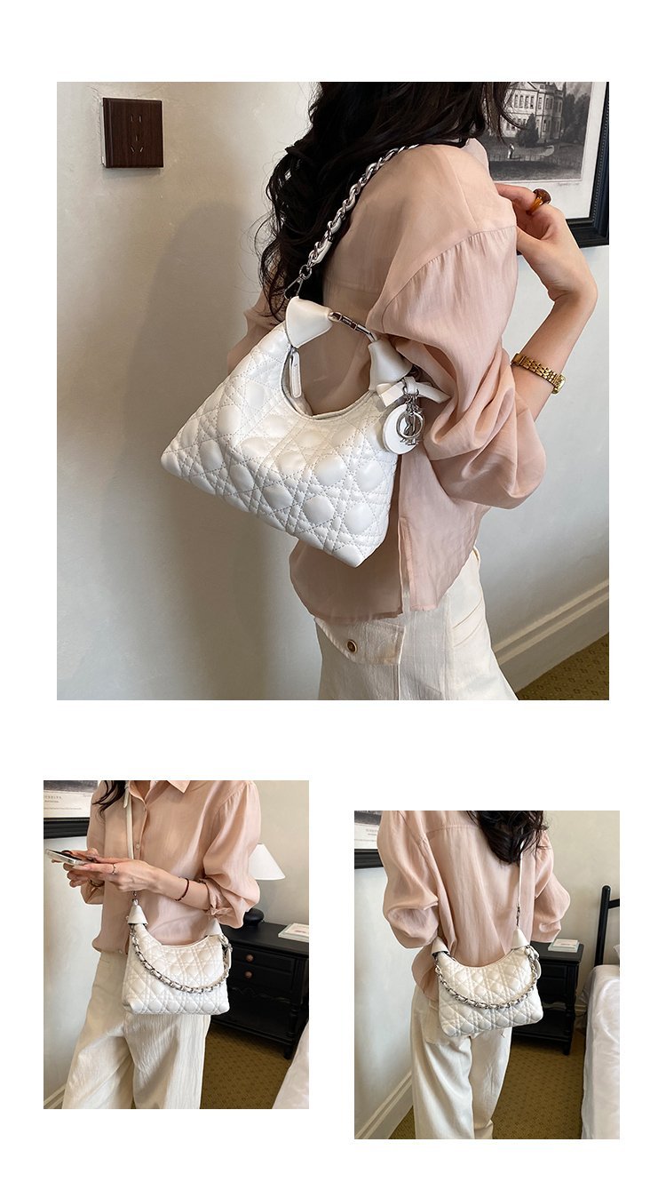 Women's PU Leather Soft Metallic Look Crossbody Bag detail 13