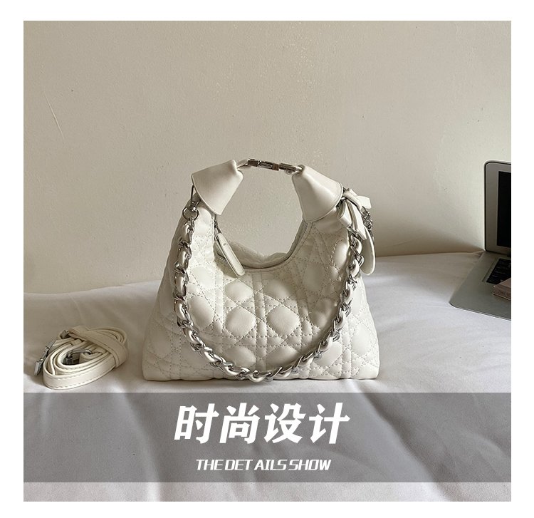Women's PU Leather Soft Metallic Look Crossbody Bag detail 14