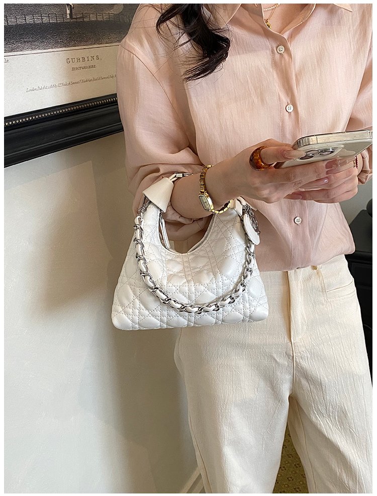 Women's PU Leather Soft Metallic Look Crossbody Bag detail 24