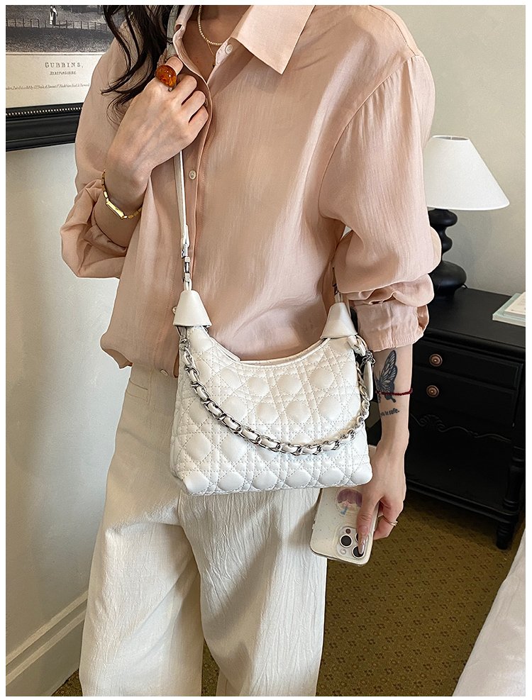 Women's PU Leather Soft Metallic Look Crossbody Bag detail 34