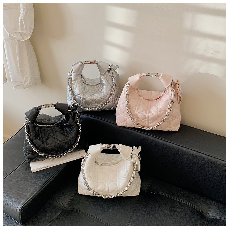 Women's PU Leather Soft Metallic Look Crossbody Bag detail 4