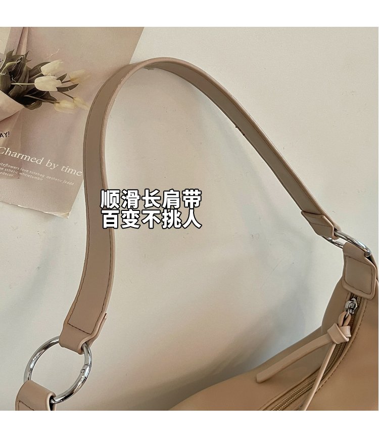 Women's PU Leather Soft Metallic Look Hobo Shoulder Bag detail 4