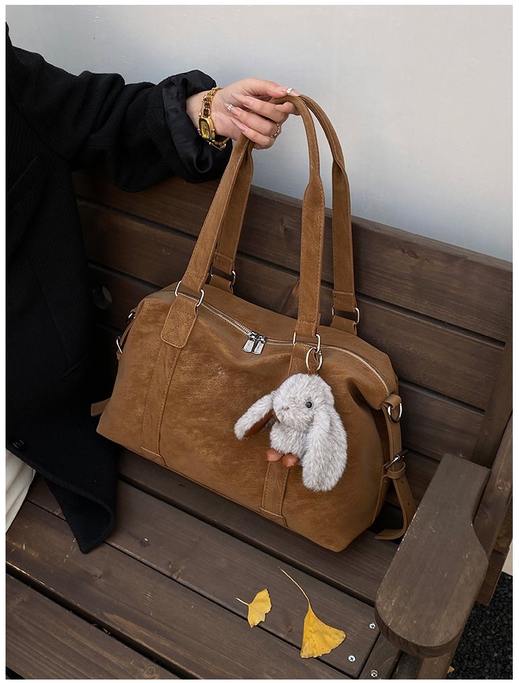 Women's PU Leather Soft Top Handle Shoulder Bag detail 32
