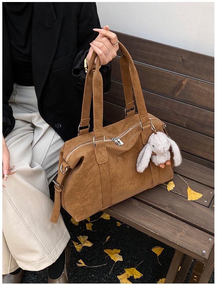 Women's PU Leather Soft Top Handle Shoulder Bag detail 34