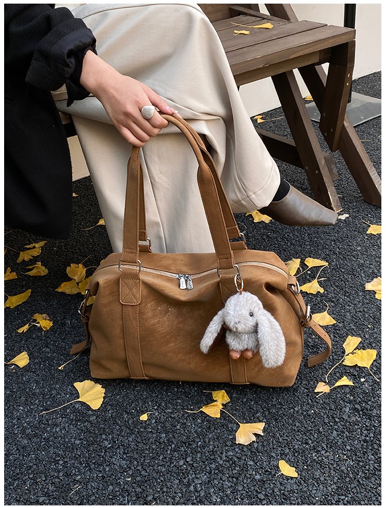Women's PU Leather Soft Top Handle Shoulder Bag detail 36
