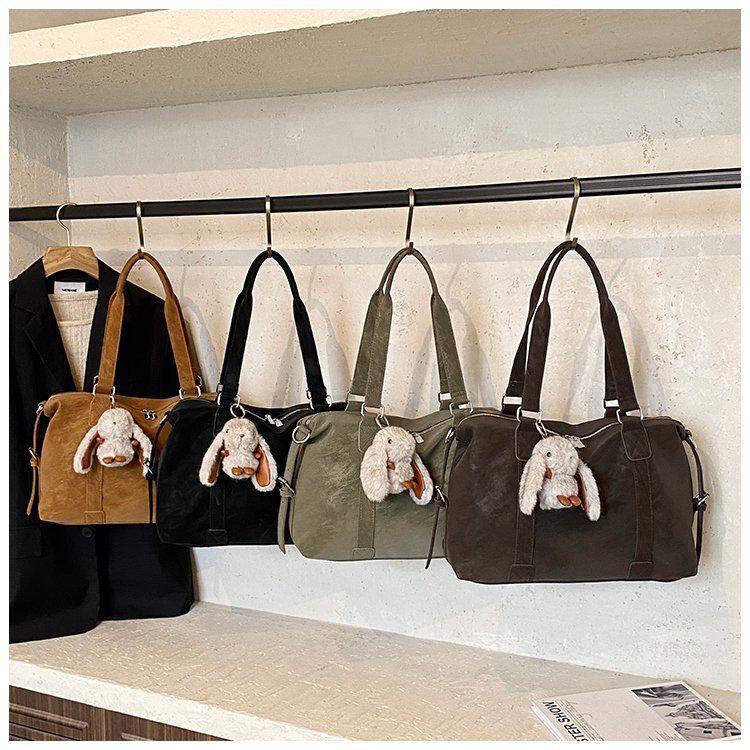 Women's PU Leather Soft Top Handle Shoulder Bag detail 3