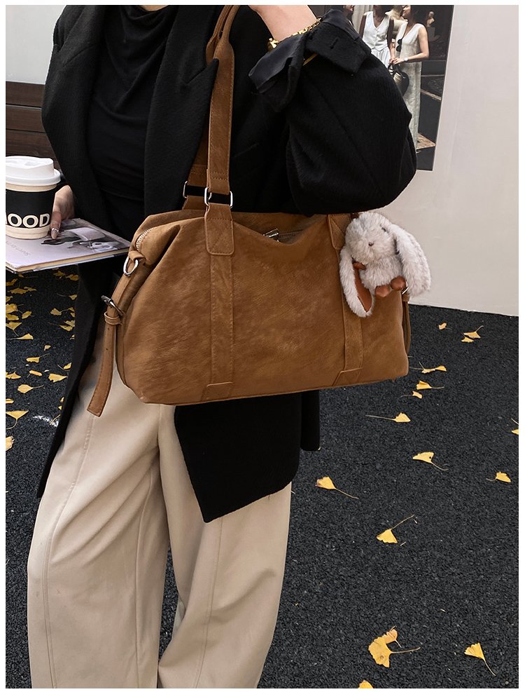 Women's PU Leather Soft Top Handle Shoulder Bag detail 39