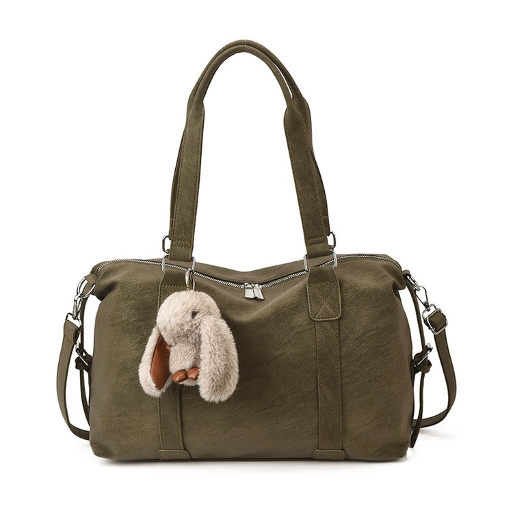Women's PU Leather Soft Top Handle Shoulder Bag view 5