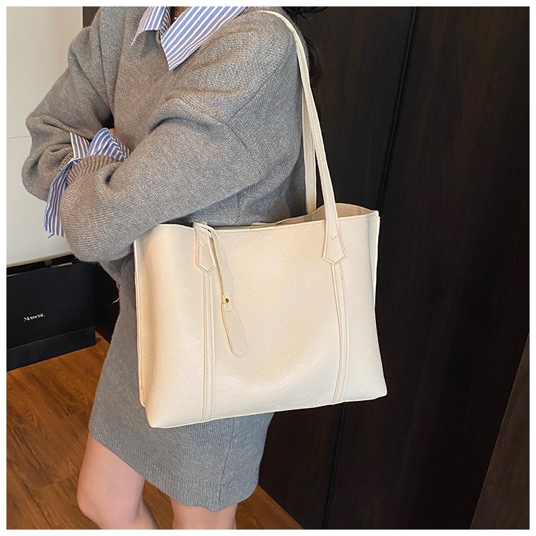 Women's PU Leather Soft Tote Bag detail 19