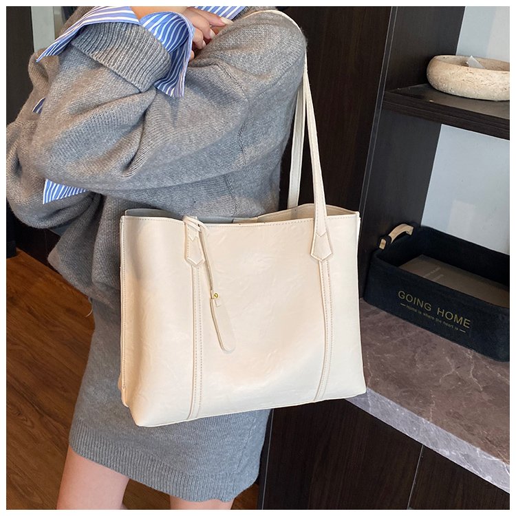 Women's PU Leather Soft Tote Bag detail 24