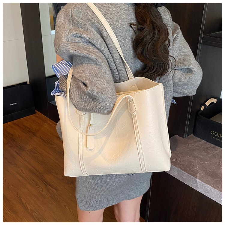 Women's PU Leather Soft Tote Bag detail 27