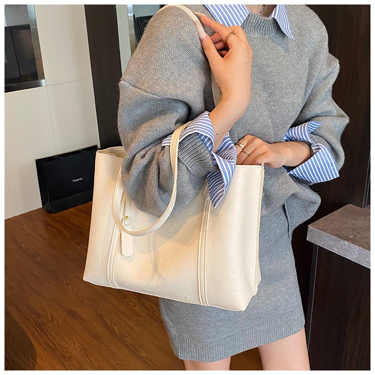 Women's PU Leather Soft Tote Bag detail 36