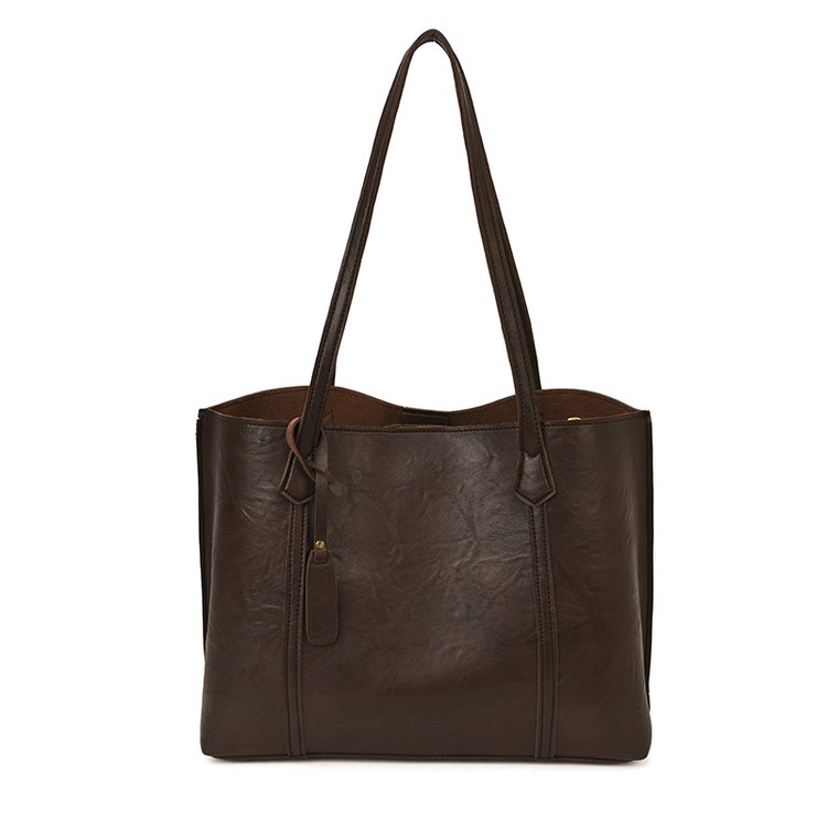 Women's PU Leather Soft Tote Bag view 5