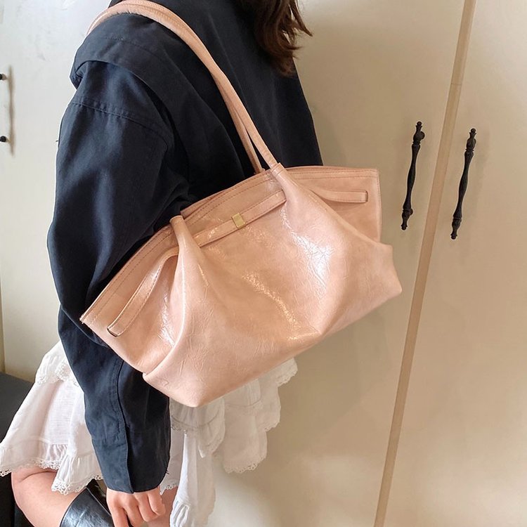 Women's PU Leather Soft Tote Bag view 2