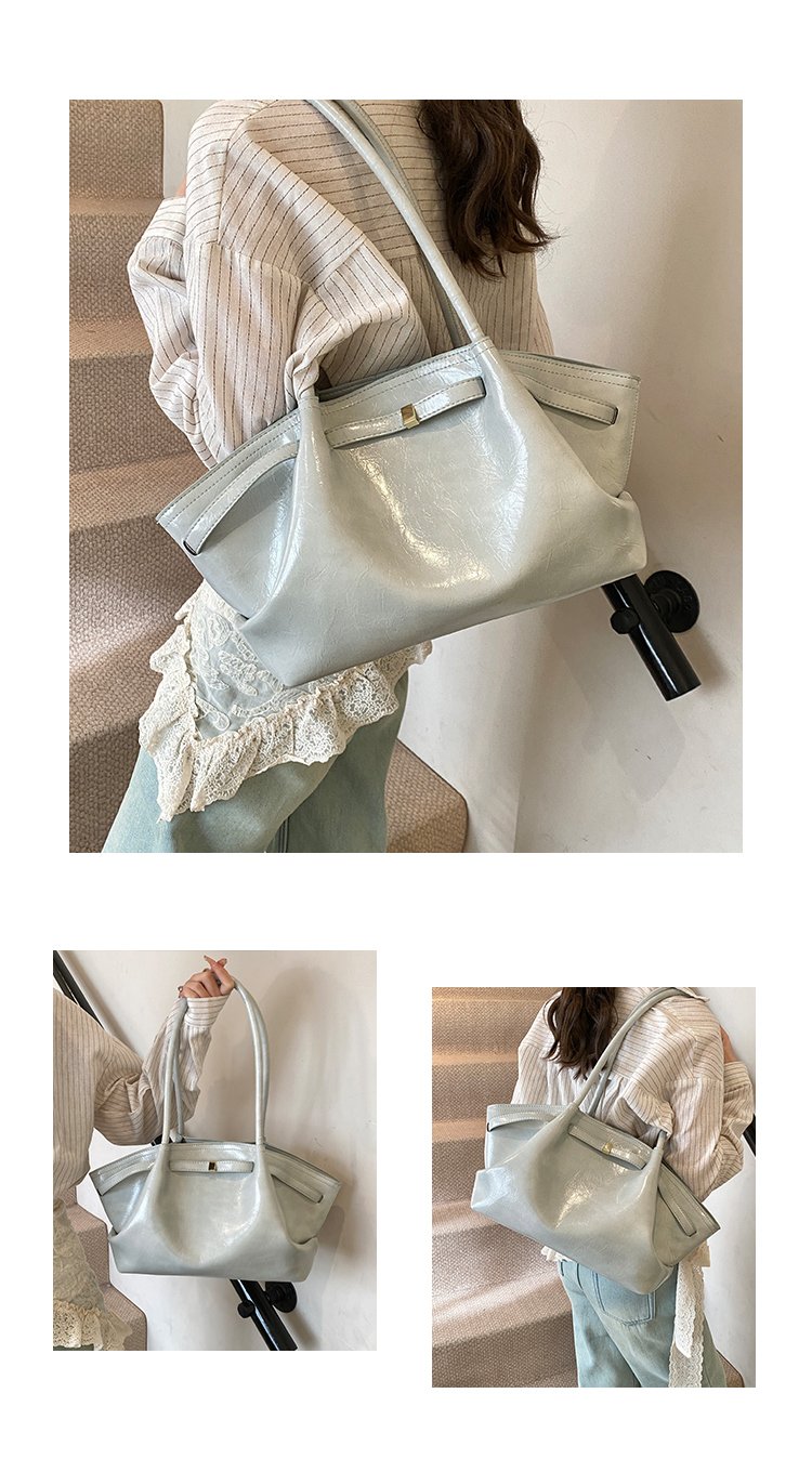 Women's PU Leather Soft Tote Bag detail 9
