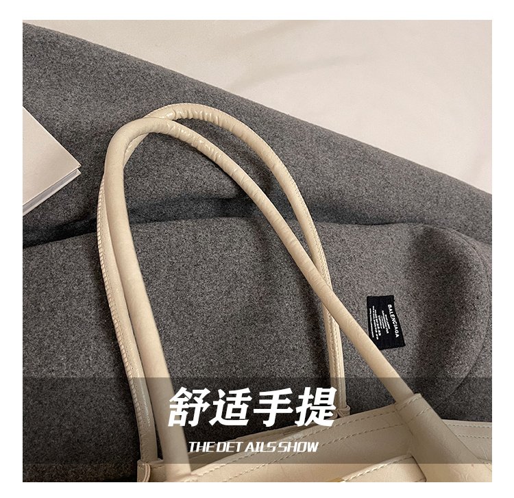 Women's PU Leather Soft Tote Bag detail 15
