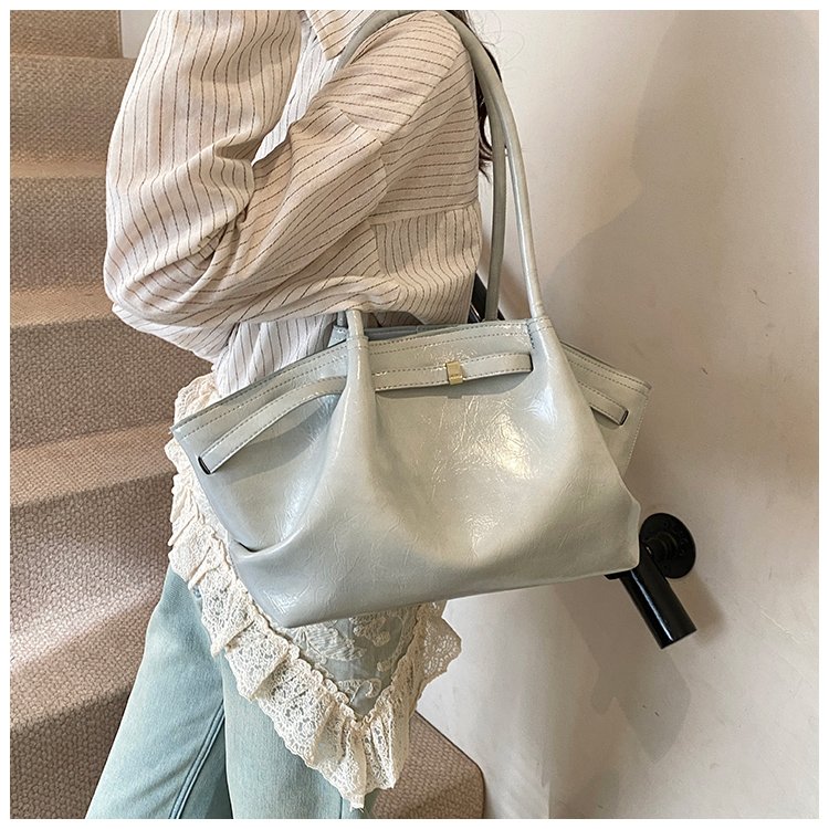 Women's PU Leather Soft Tote Bag detail 31