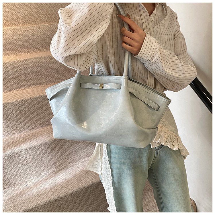 Women's PU Leather Soft Tote Bag detail 37