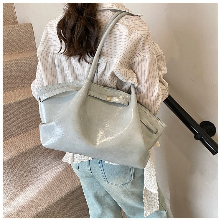 Women's PU Leather Soft Tote Bag detail 38