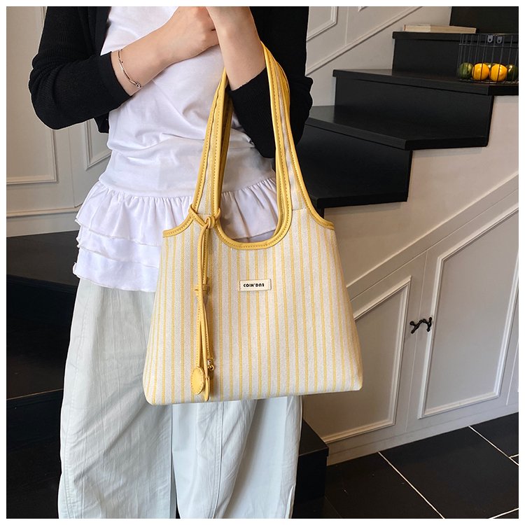 Women's PU Leather Striped Shoulder Bag detail 29