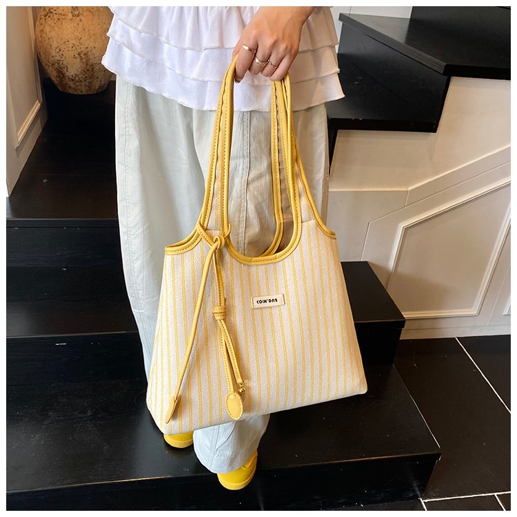 Women's PU Leather Striped Shoulder Bag detail 32
