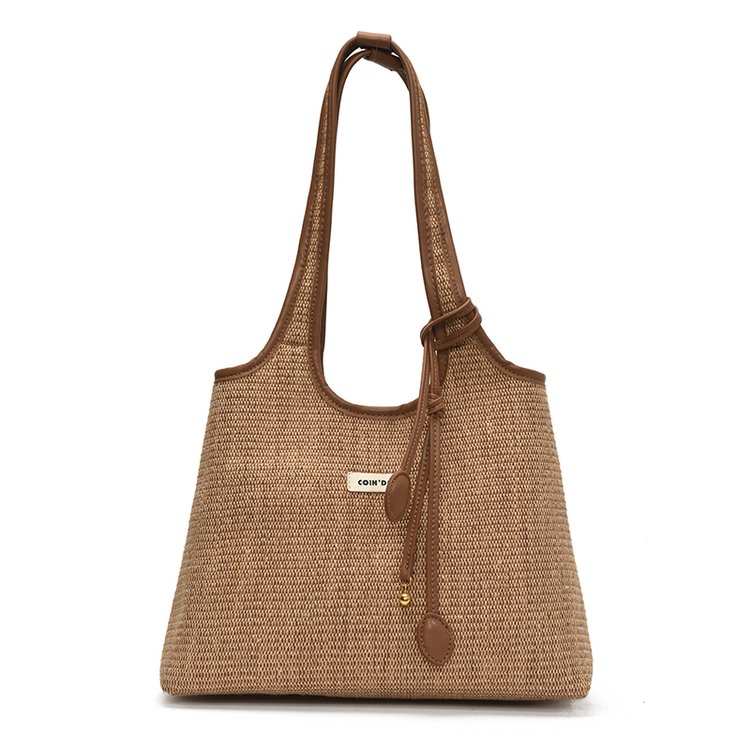 Women's PU Leather Striped Shoulder Bag view 1