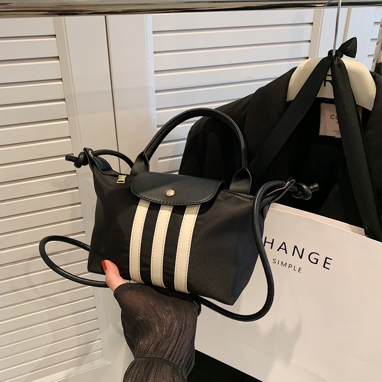 Women's Cloth Striped Tote Bag view 2