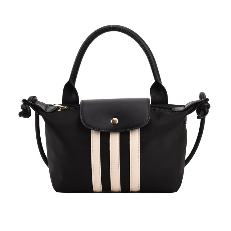 Women's Cloth Striped Tote Bag view 1