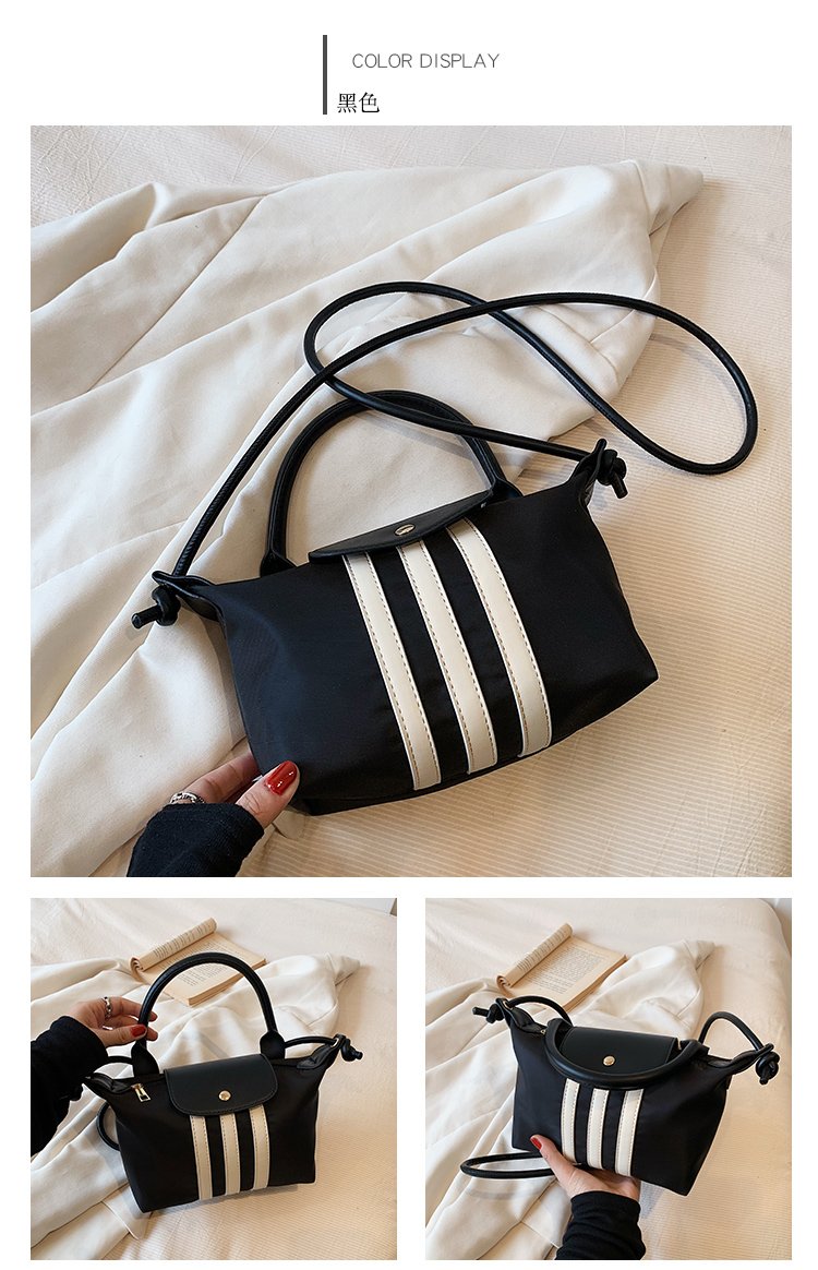 Women's Cloth Striped Tote Bag detail 8