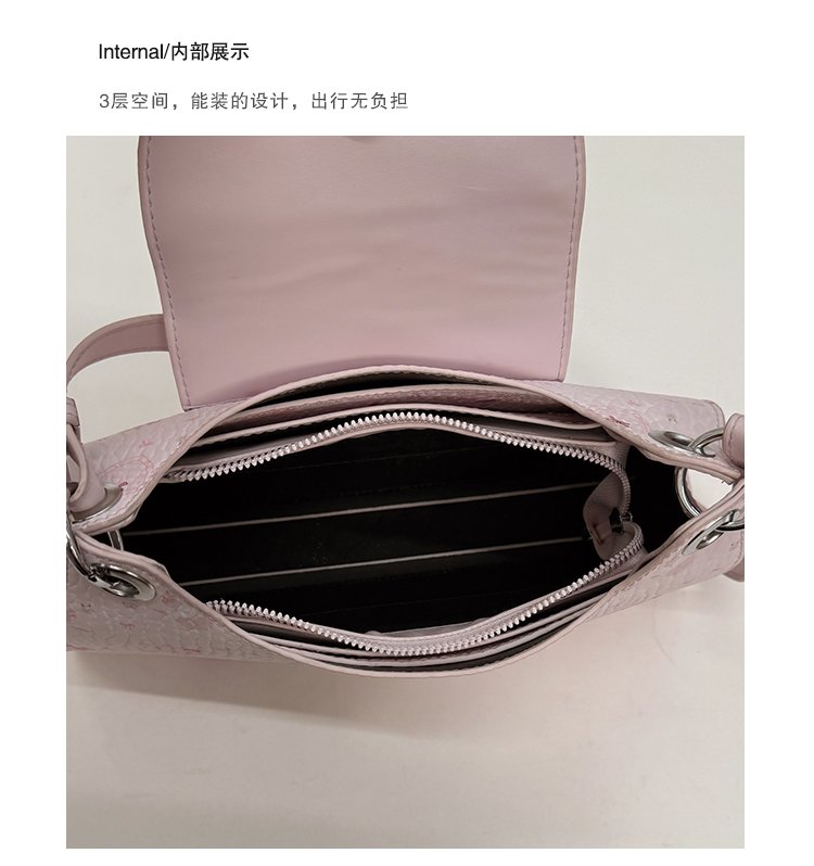 Women's PU Leather Structured Flap Handbag detail 9