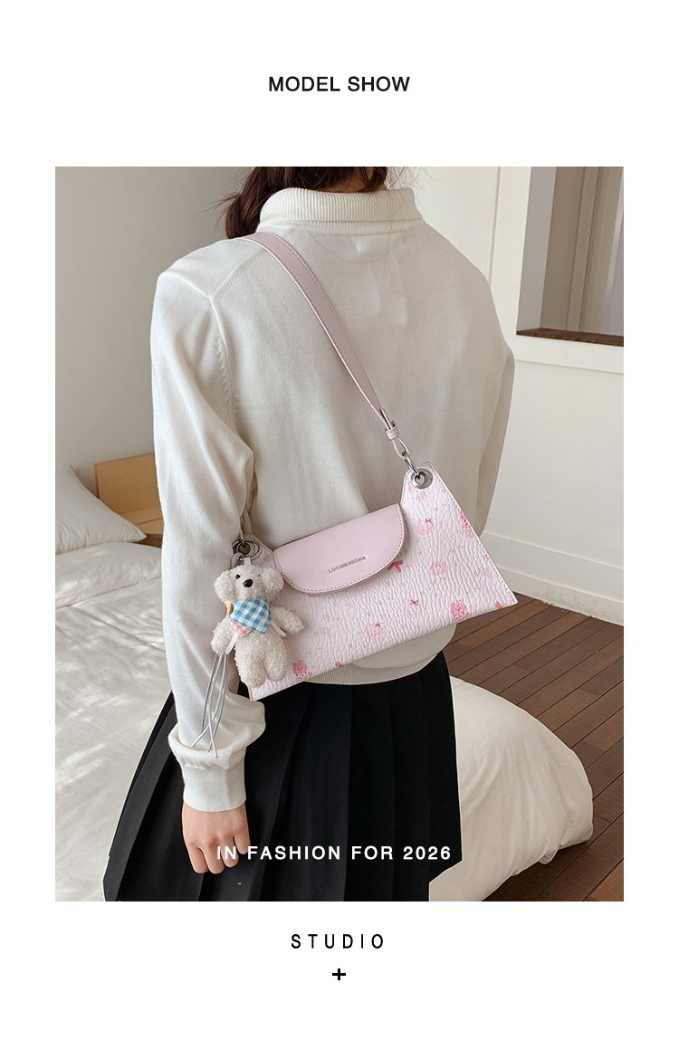 Women's PU Leather Structured Flap Handbag detail 10