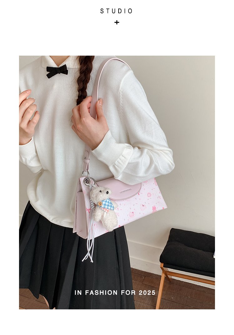 Women's PU Leather Structured Flap Handbag detail 18