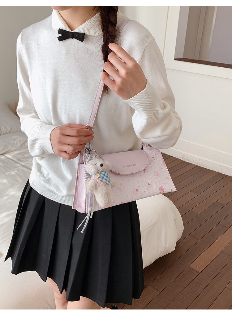 Women's PU Leather Structured Flap Handbag detail 20