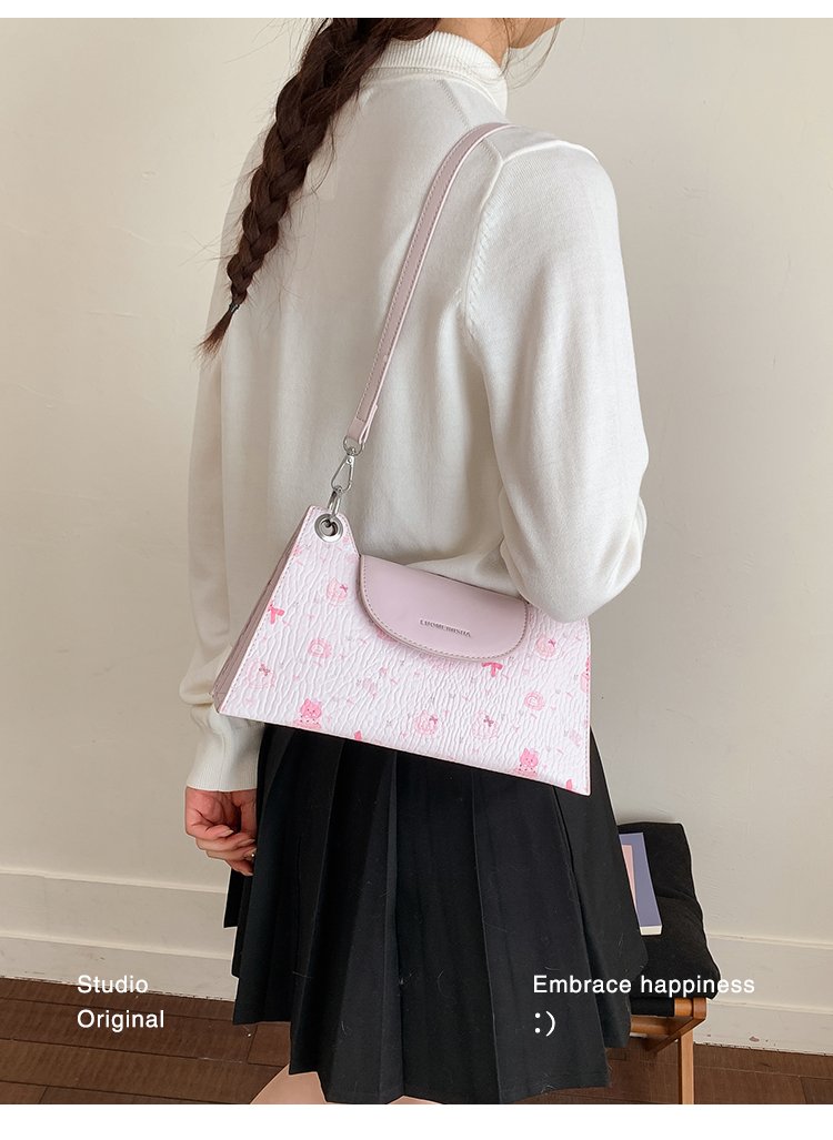 Women's PU Leather Structured Flap Handbag detail 22