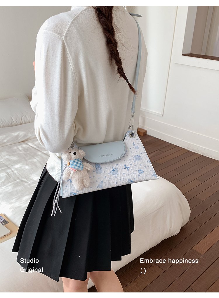 Women's PU Leather Structured Flap Handbag detail 27