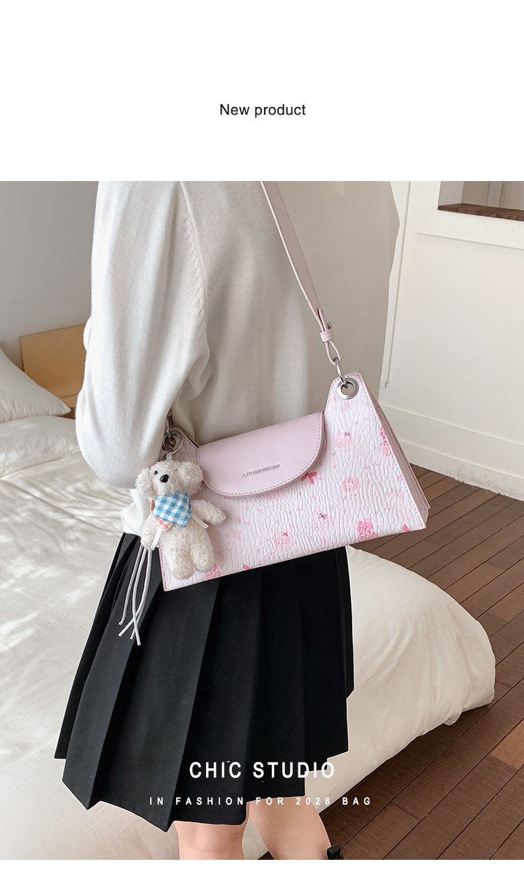 Women's PU Leather Structured Flap Handbag detail 3