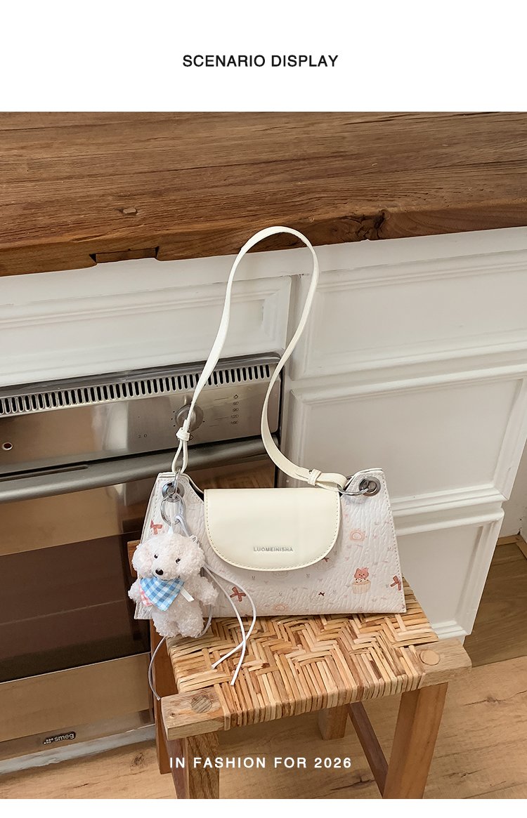 Women's PU Leather Structured Flap Handbag detail 40