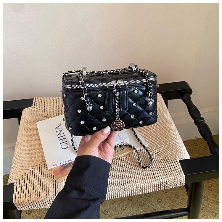 Women's PU Leather Studded Flap Handbag view 5