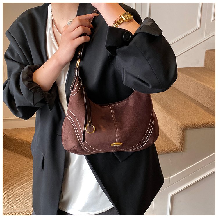 Women's PU Leather Studded Slouch Shoulder Bag detail 14