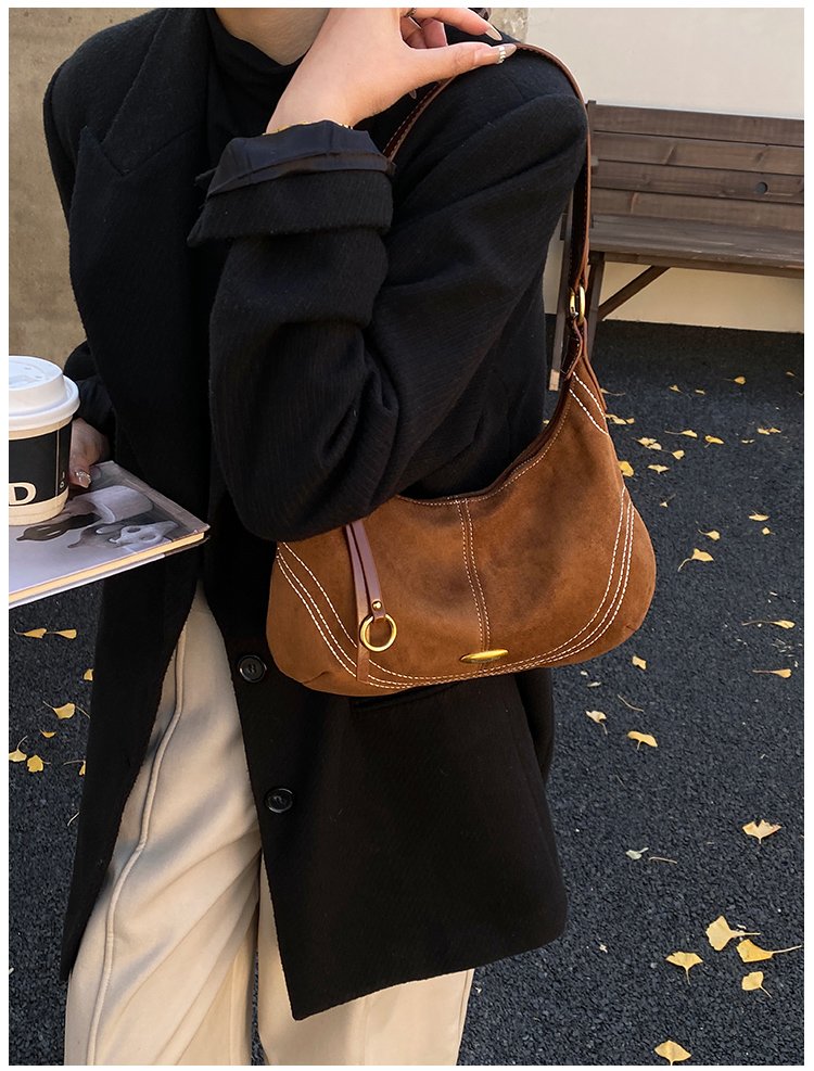 Women's PU Leather Studded Slouch Shoulder Bag detail 33
